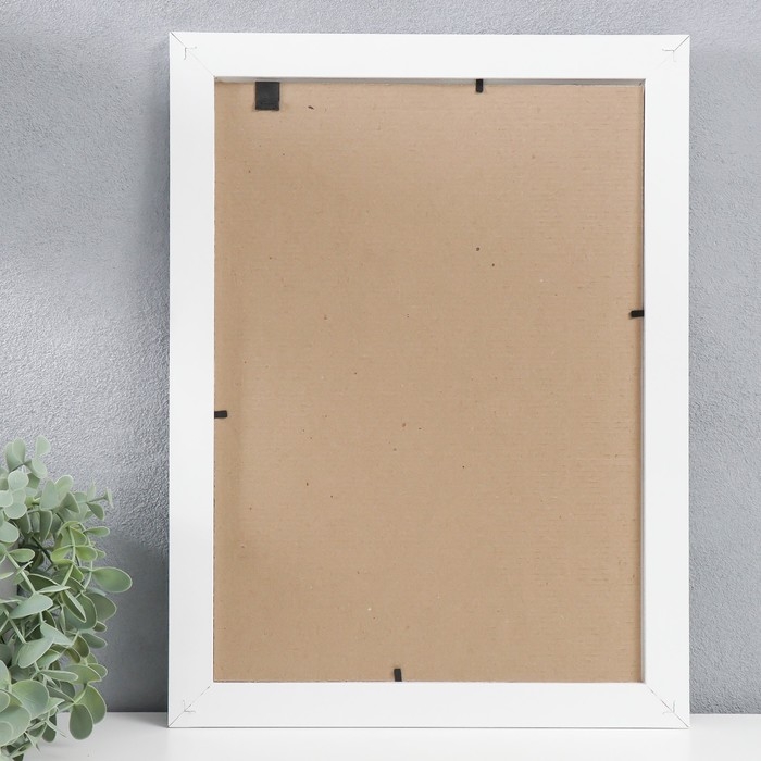 Фоторамка МДФ 25х35 см Фоторамка МДФ 25х35 см "Trend", белая (пластиковый экран)