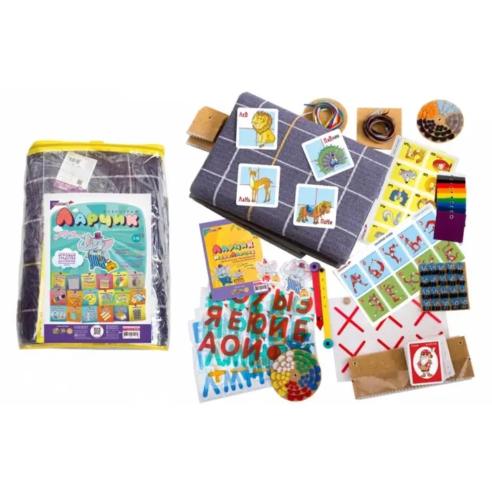 Развивающий комплект &laquo;Коврограф Ларчик&raquo; + методичка