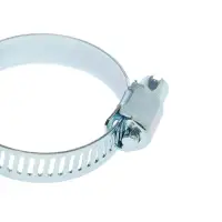 Хомут червячный ZEIN engr, сквозная просечка, диаметр 18-32 мм, ширина 8 мм, оцинкованный