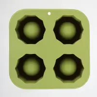 VETTA Форма силиконовая для льда 4 ячейки 12,5х12,5х7см, "Рюмка", 3 цвета