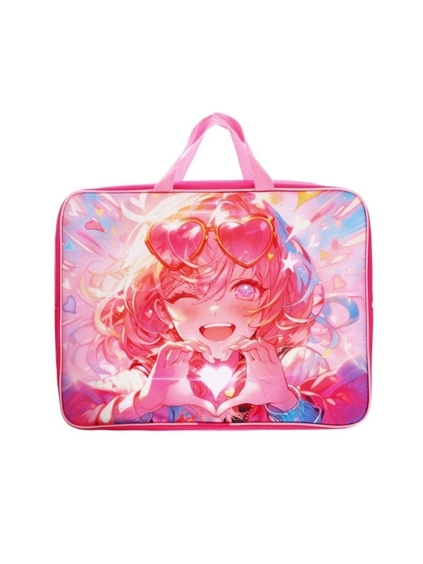 Папка с ручками текстильная А4, 360×245×70 мм, Calligrata TOP «В розовых очках» Папка с ручками текстильная А4, 360×245×70 мм, Calligrata TOP «В розовых очках»