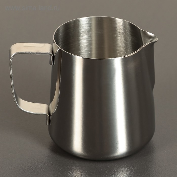 Молочник питчер из нержавеющей стали, 350 мл, цвет хромированный Молочник питчер из нержавеющей стали, 350 мл, цвет хромированный