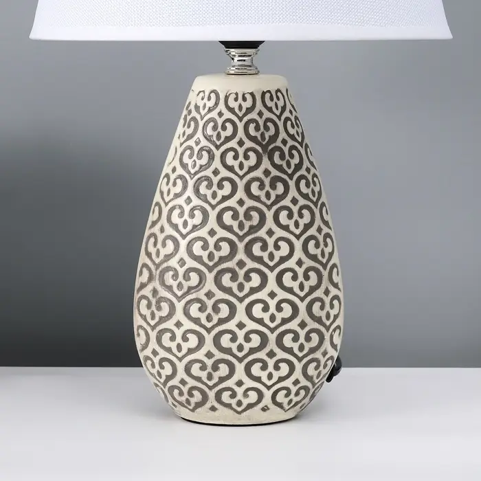 Лампа настольная RISALUX &laquo;Римини&raquo;, Е27, 40 Вт, 25&times;25&times;43 см