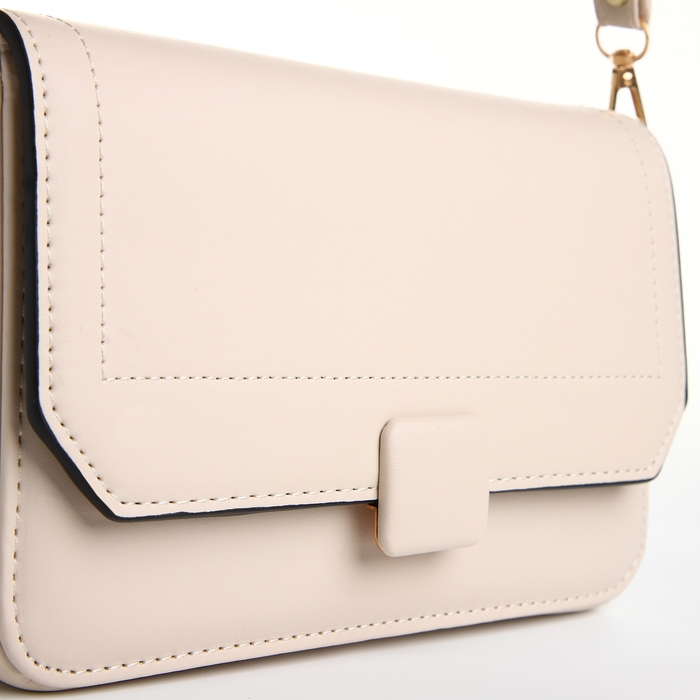 Сумка женская мессенджер на магните, цвет молочный Сумка женская мессенджер на магните, цвет молочный