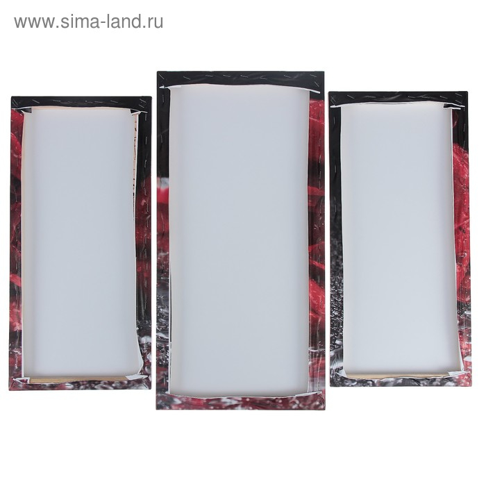 Модульная картина  Модульная картина "Роза под дождём"  (2-25х52; 1-30х60) 60х80 см