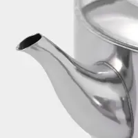 Заварочный чайник &laquo;Альваро&raquo;, 500 мл, металлическое сито, нержавеющая сталь, фиксированная ручка