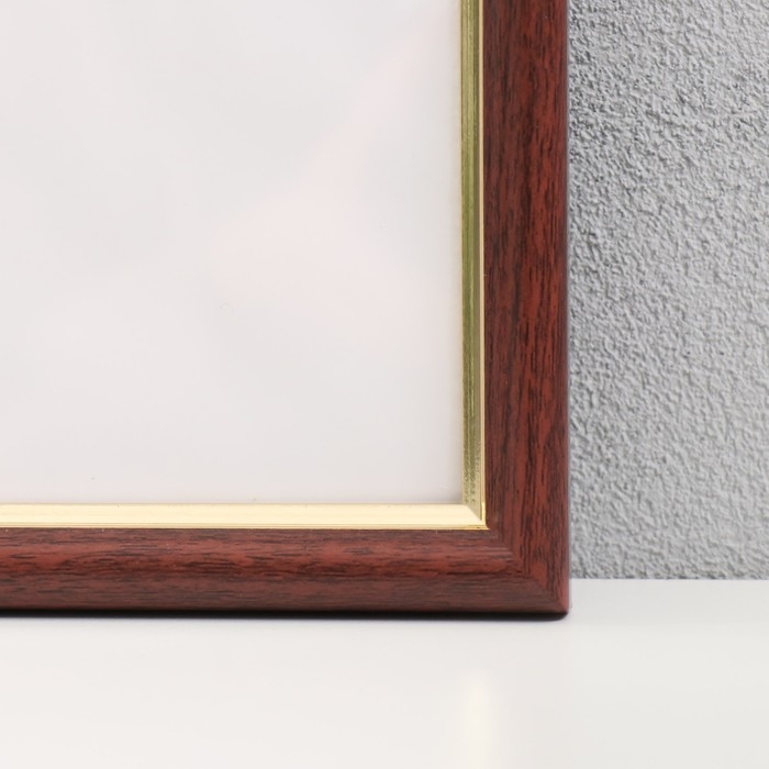 Фоторамка пластик Фоторамка пластик "МИРАМ" 25х35 см бук с золотом (пластиковый экран)