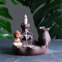 Подставка для благовоний &laquo;Будда - у водопада&raquo;, стелющийся дым, 12&times;9 см