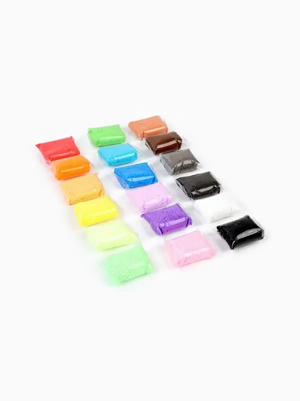 Воздушный пластилин, 18 цветов, МИКС