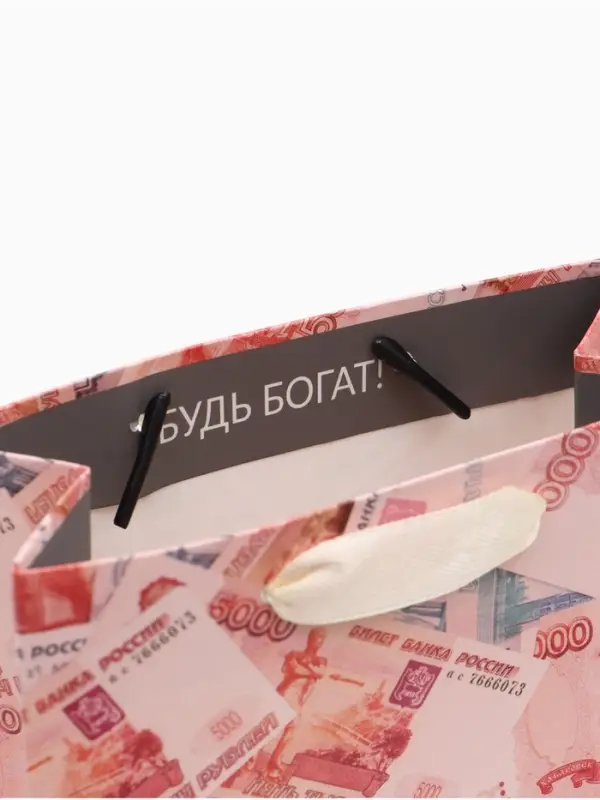 Пакет подарочный &laquo;Деньги&raquo;, 12&times;15&times;5.5 см