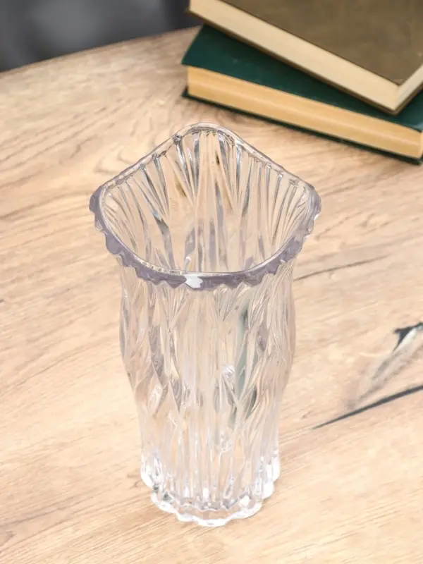 Ваза стекло настольная  Ваза стекло настольная "Мюриель" 27х13,5 см, прозрачный