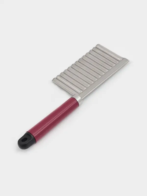 Нож для фигурной нарезки Доляна &laquo;Вкус&raquo;, 18.5&times;5.5 см, бордовый