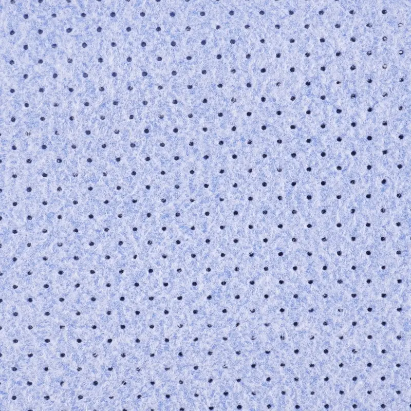 Замша искусственная с перфорацией AVS BCH-4055 (40*55 см) (голубая)