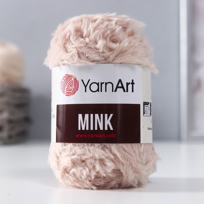 Пряжа Пряжа "Mink" 100% полиамид 75м/50гр (331 бежевый)