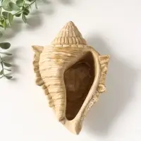 Фигурка - подставка для мелочей &laquo;Ракушка большая&raquo;, гипс, 17&times;11 см