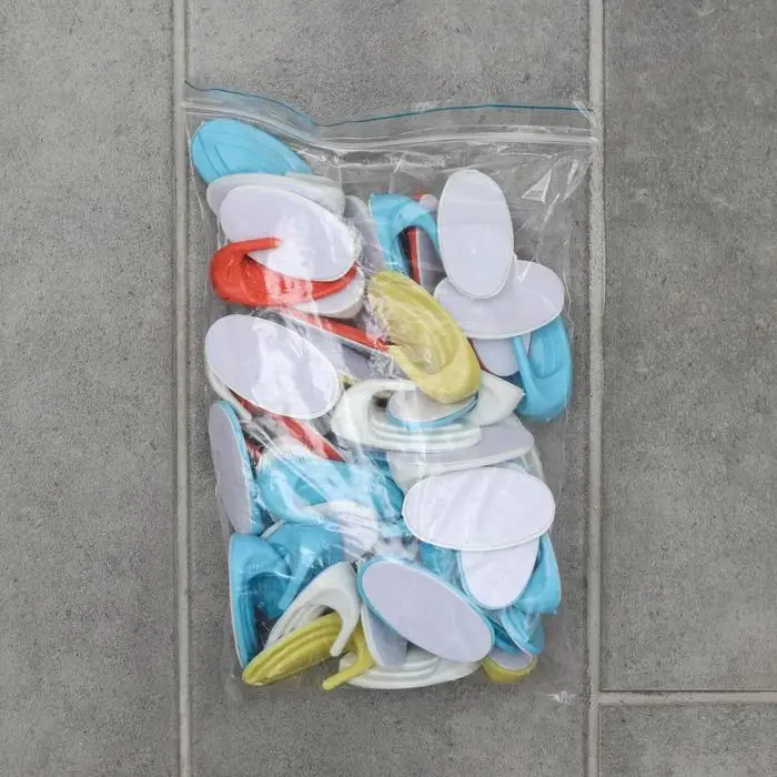 Крючок самоклеящийся «Овал», МИКС Крючок самоклеящийся «Овал», МИКС