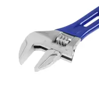 Ключ разводной ТУНДРА, укороченная обрезиненная рукоятка, широкий захват до 36 мм, 150 мм