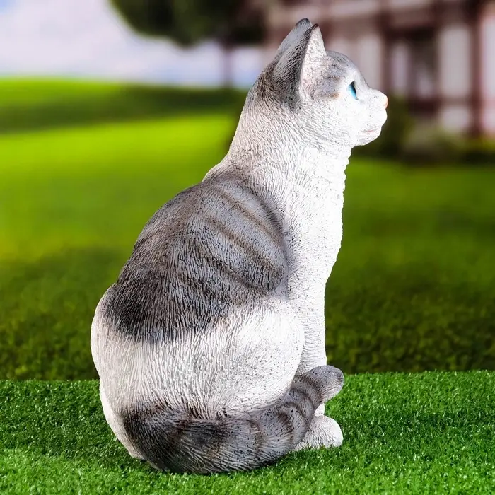 Садовая фигура из полистоуна &laquo;Кот&raquo;, 30&times;25&times;16 см