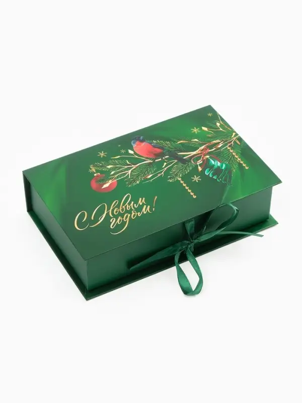 Коробка‒книга подарочная «Новогодняя», 20×12.5×5 см