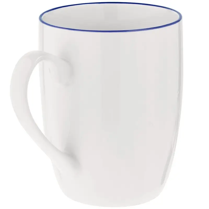 Кружка Simmy, белая с синим Кружка Simmy, белая с синим