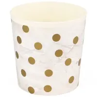 Горшок 1,6л d14см h15,5см пластик белый "Золотое напыление" 2 Горшок 1,6л d14см h15,5см пластик белый "Золотое напыление" 2