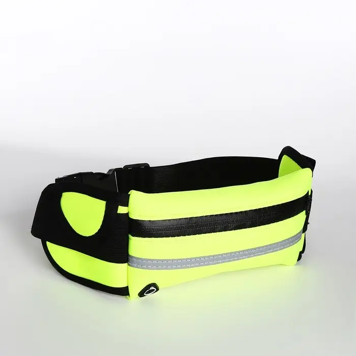 Сумка для бега на молнии, зелёная