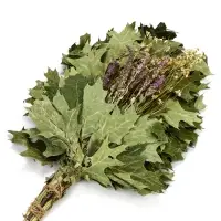 Веник для бани, дубовый, 55 см, с букетом из трав, &laquo;Добропаровъ&raquo;