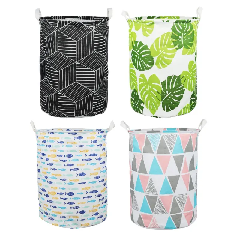 Корзина для белья с ручками тм VETTA Барселона, текстиль, 35х45см, 4 дизайна