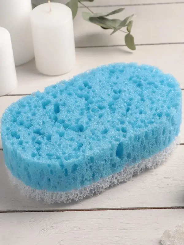 Губка для тела массажная &laquo;Удовольствие&raquo;, 10.5&times;6&times;16.5 см, МИКС