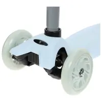 Самокат GRAFFITI Baby, колёса световые PU 120/70 мм, ABEC 7, серый