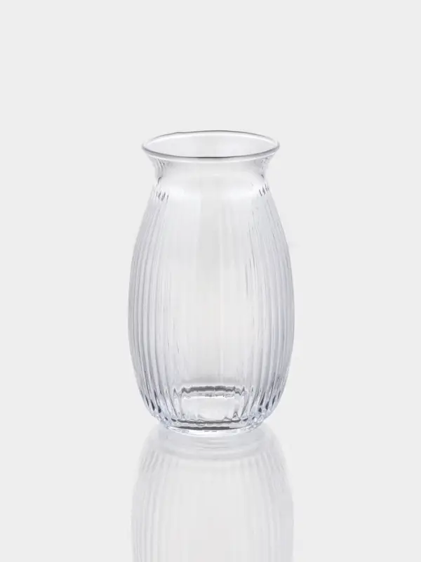 Стакан Veliu, 8&times;8&times;14 см, стекло, прозрачный