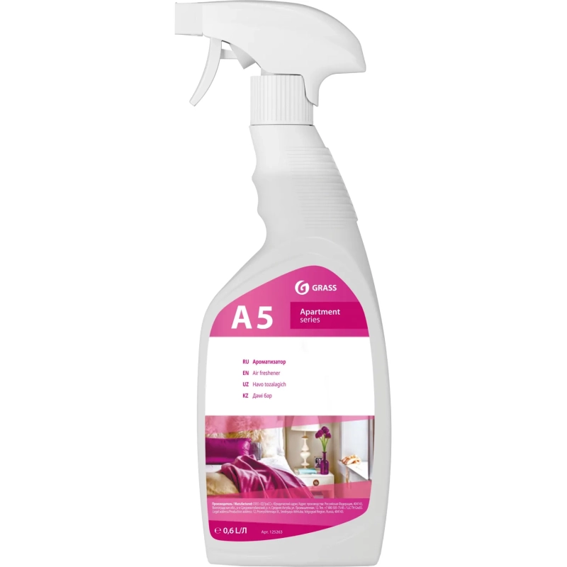 Профхим освежитель воздуха, конц. Grass/Apartment series А5, 0,6л_т/р