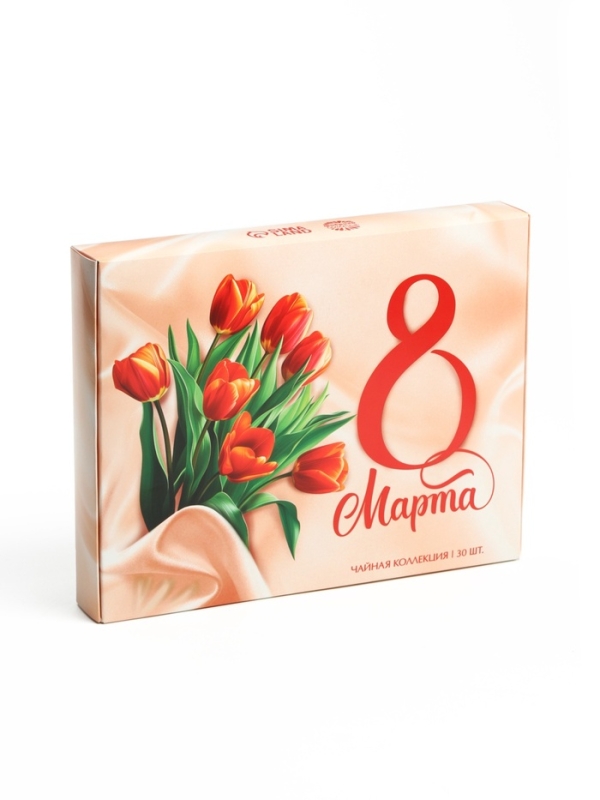 Чай подарочный «8 Марта: открытка», 30 п Чай подарочный «8 Марта: открытка», 30 п