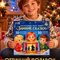 Настольный театр теней &laquo;Зимние сказки&raquo;, 10 сказок, 3+