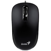 Мышь компьютерная Genius DX-110, USB, оптическая, 1000 DPI 1.5m, черный