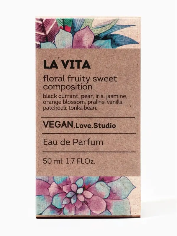 Парфюмерная вода женская Vegan Love Studio La Vita, 50 мл (по мотивам La Vie Est Belle (Lancome)