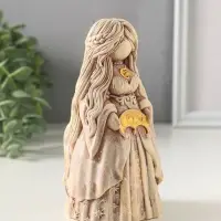 Фигурка гипс &laquo;Берегиня Лунница&raquo;, 14&times;7 см, слоновая кость