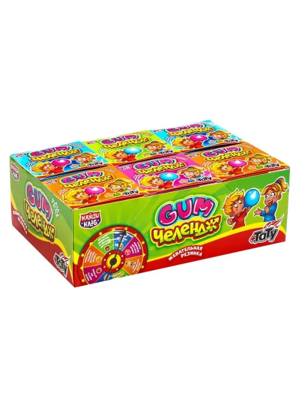 Жевательная резинка с татуировкой &laquo;Gum Челендж&raquo;, 4 г