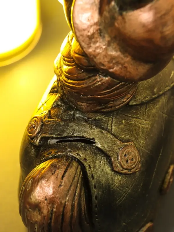 Копилка "Конь в пальто" 16,5х11,5х25 см, золото