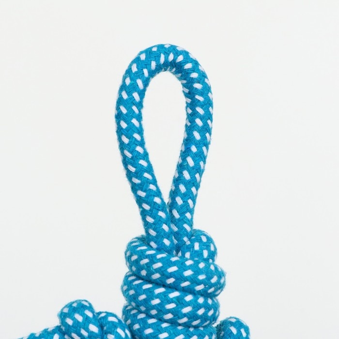 Игрушка канатная Игрушка канатная "Человечек", до 30 см, 65 г, синяя/белая