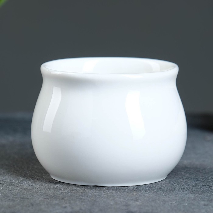 Набор горшков Набор горшков "Дерево" на подставке 3шт, белые, 24х15х21см