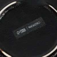 Блюдо для подачи с клош крышкой Magistro &laquo;Галактика&raquo;, фарфор, d=22 см, чёрный