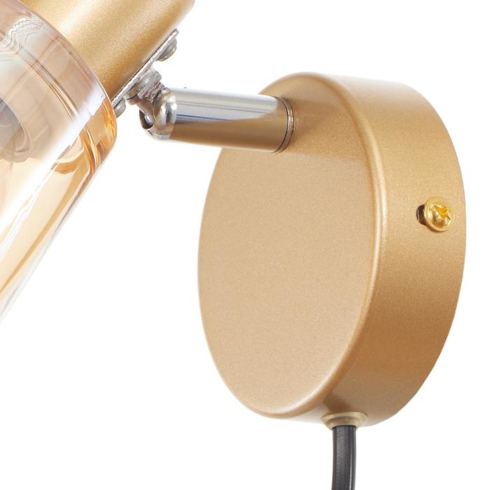 Бра с проводом 59395/1 E14 40Вт золото-хром 15х11х15 см Бра с проводом 59395/1 E14 40Вт золото-хром 15х11х15 см