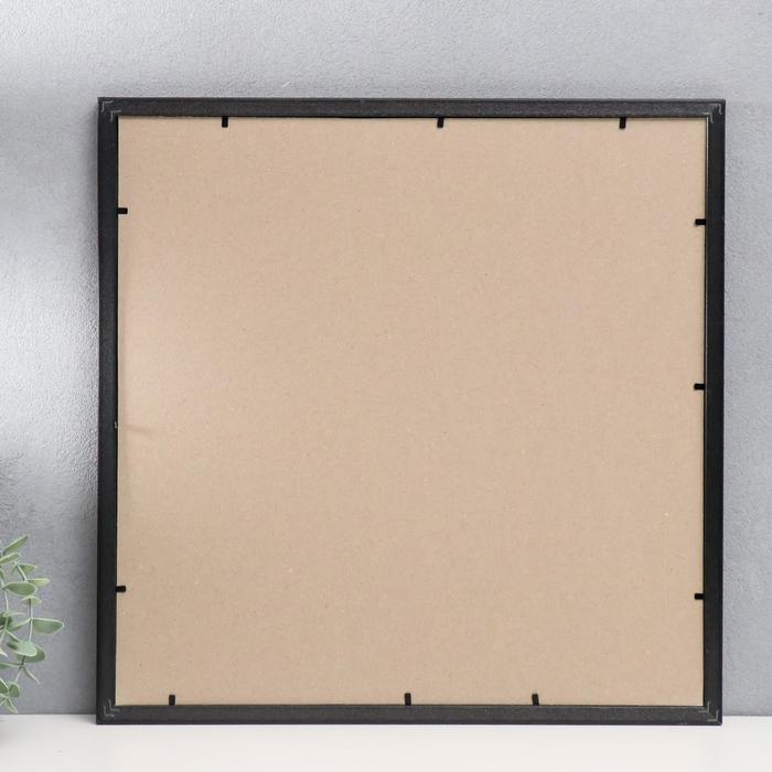 Фоторамка пластик 40х40 см, тёмное дерево (пластиковый экран) Фоторамка пластик 40х40 см, тёмное дерево (пластиковый экран)