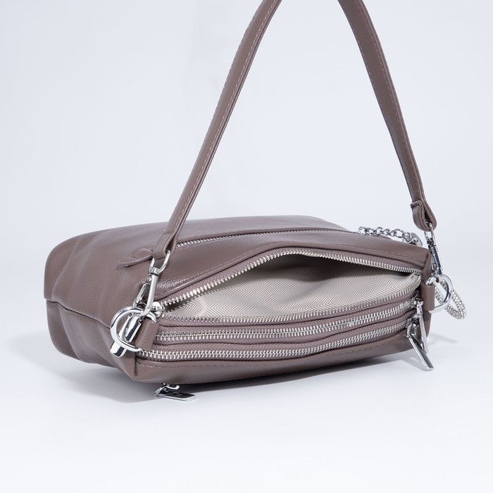 Сумка кросс-боди на молнии, цвет пудра Сумка кросс-боди на молнии, цвет пудра
