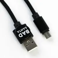 Кабель с доп элементом Micro USB, цвет микс.