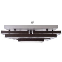 Люстра с ПДУ 671149/5 LED 112Вт диммер 3 режима 3000-6000К кофе 55х55х13,5 см BayerLux