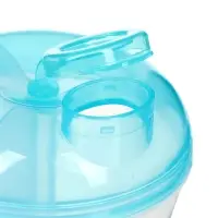 Контейнер для детского питания Крошка Я, 3 секции, ВИД 3, 180 мл., голубой