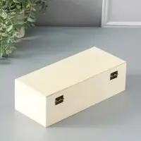 Шкатулка для росписи дерево &laquo;Прямоугольная&raquo;, замок пряжка, 26&times;11&times;8 см