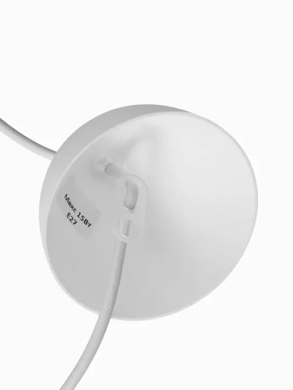 Светильник подвесной &laquo;Хоста&raquo;, 1&times;15 Вт, Е27, 29&times;29&times;13(74) см, белый